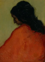 Profil einer Zigeunerin